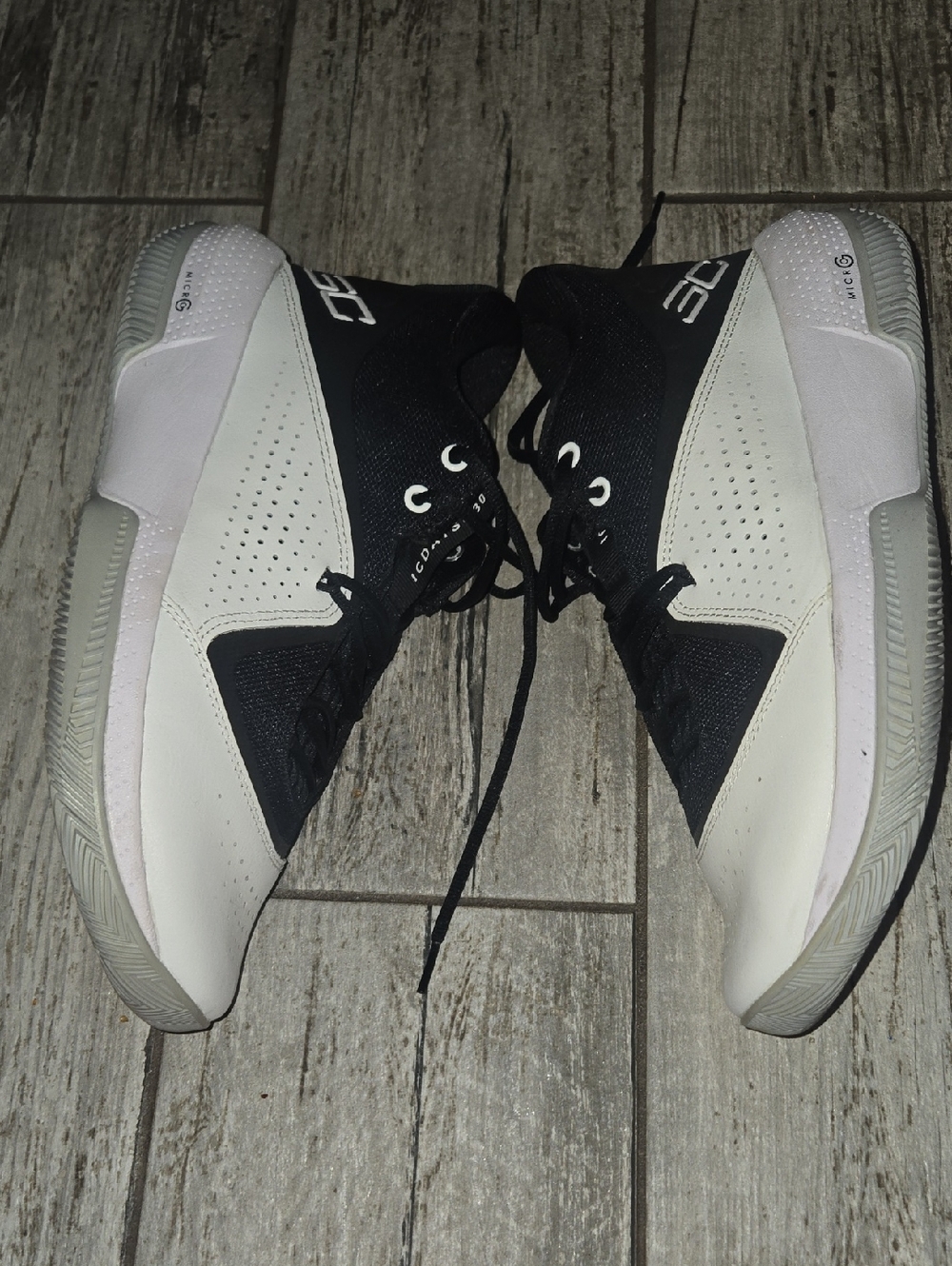 Under Armour Black and White Training Sneakers